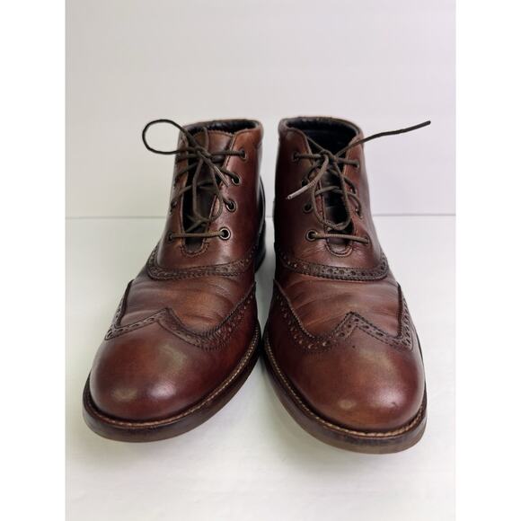 Cole Haan Liam Chukka II Wingtip Leather Ankle Boots Brown Men’s 9.5 C11053 main image 15